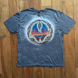 Journey Distressed Graphic Band T-shirt (XL)